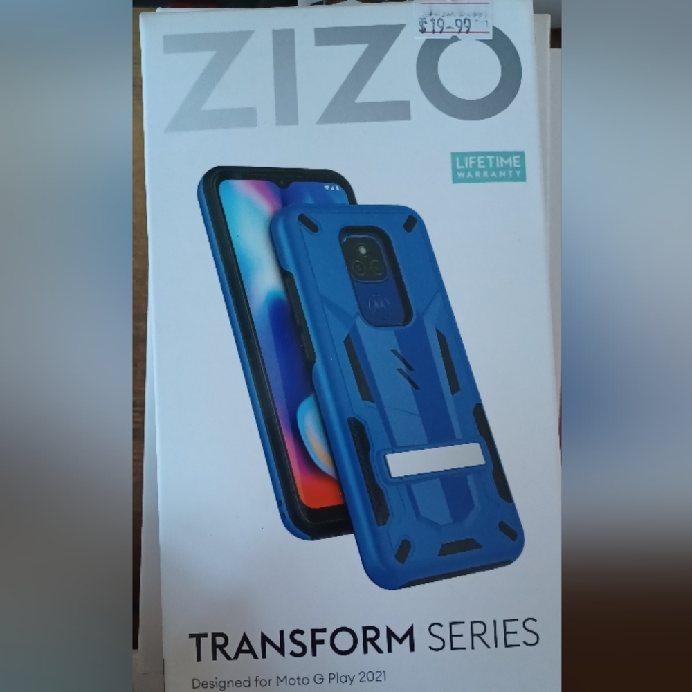 Zizo Moto G Play 2021 transform series case with Kickstand